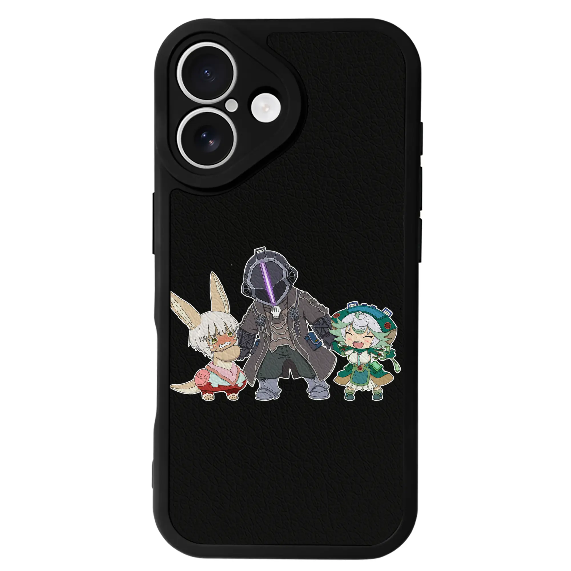 メイドインアビス グッズ,ボンドルド - IPhone 16シリーズ対応 ・ シリコンスマホケース ・ レザー調 ・ 高精度フィット ・ 耐衝撃 ・ ワイヤレス充電対応 ・ 精密カット